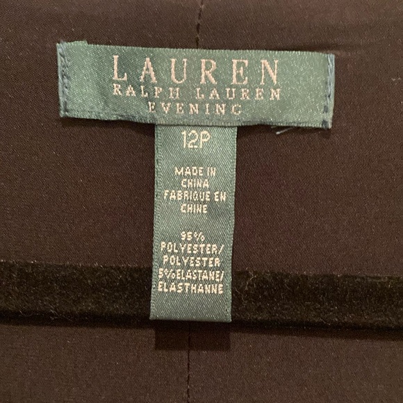 SALE! Ralph Lauren Gathered Waist Long Dress size 12 P - Picture 4 of 5